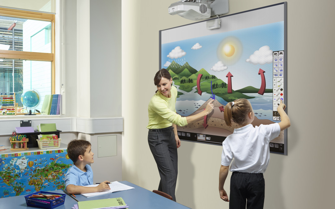 Interactieve projectoren van Epson nu verkrijgbaar met SMART software