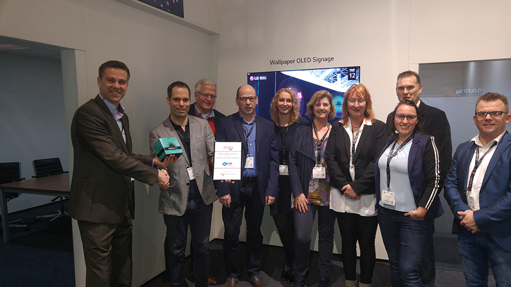 Winnaars Epatra Digital Signage Awards